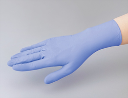 Găng tay cao su tơ nitrile AS ONE 1-3274-12 NT-BL-03, 1 hộp/ 100 chiếc, màu xanh